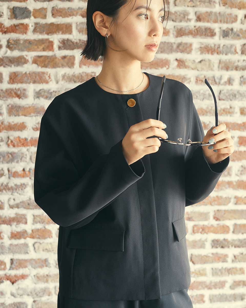 Jantzenダブルクロスノーカラージャケット | KOSUGI ONLINE SHOP