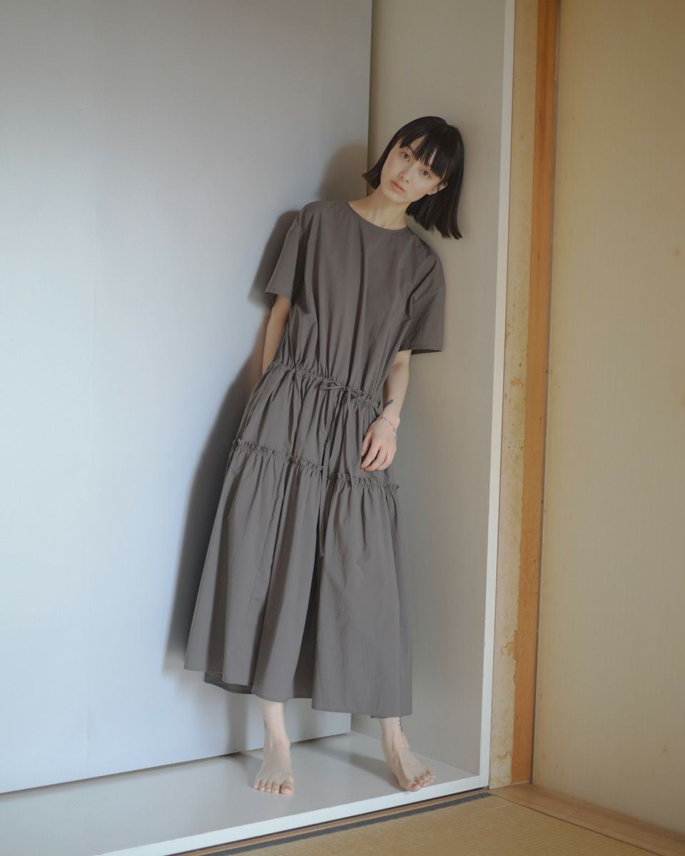 Jantzenコットンナイロン ギャザーワンピース | KOSUGI ONLINE SHOP