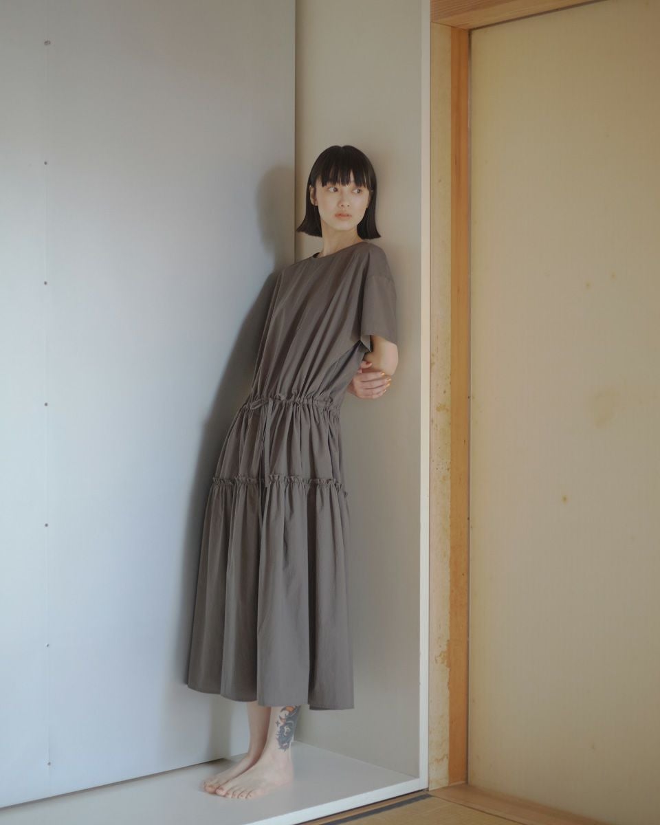 Jantzenコットンナイロン ギャザーワンピース | KOSUGI ONLINE SHOP