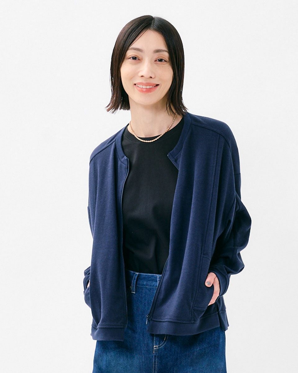 Jantzenジップカーディガン[リサイクルポリエステル] | KOSUGI ONLINE SHOP