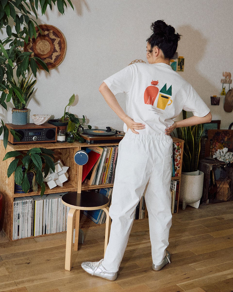 JantzenコラボTシャツ×killdisco森とコーヒーと猫Tシャツ [吸水速乾/UV