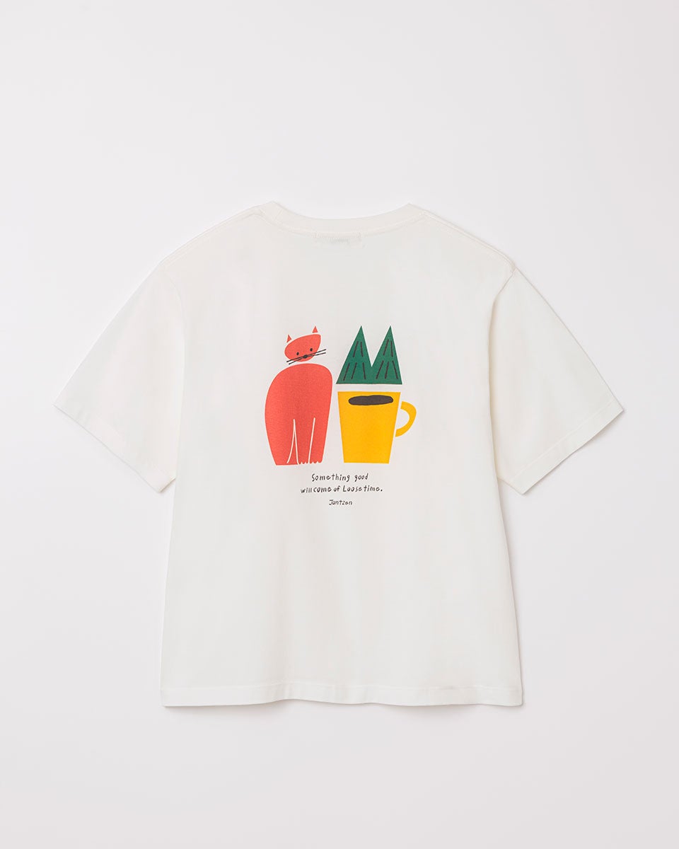 JantzenコラボTシャツ×killdisco森とコーヒーと猫Tシャツ [吸水速乾/UV