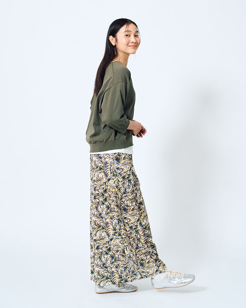 Jantzenリーフプリント ギャザーパンツ | KOSUGI ONLINE SHOP