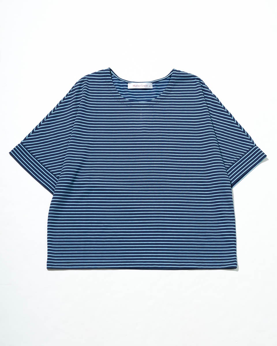 Marisa Graceラインストーンボーダーカットソー | KOSUGI ONLINE SHOP
