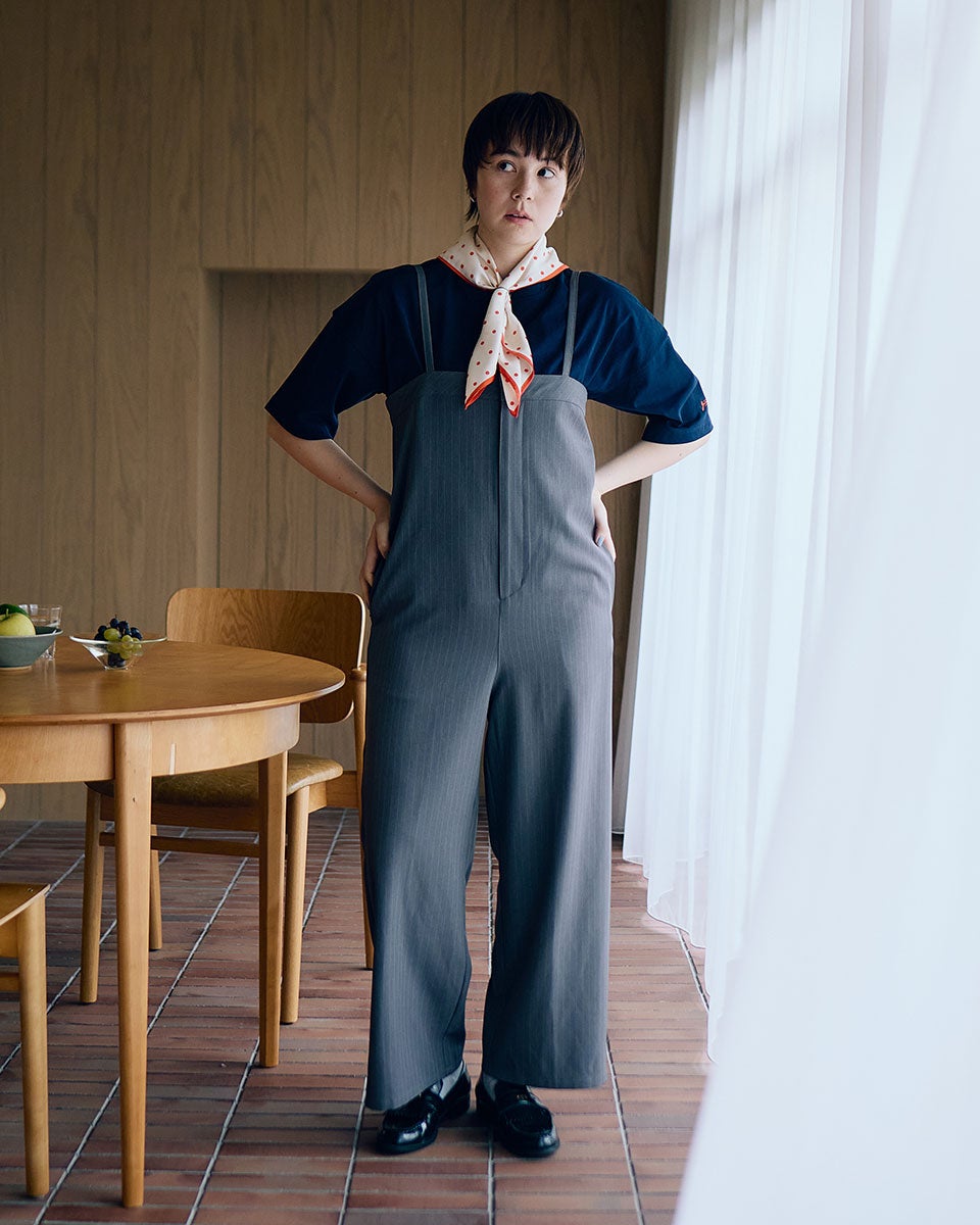 Jantzenピンストライプサロペット | KOSUGI ONLINE SHOP