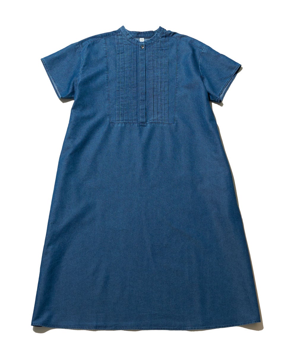 Plantation BIZENピンタックデニム ノーカラージャケット 紺 XL Jantzenピンタック デニムワンピース | KOSUGI ONLINE SHOP