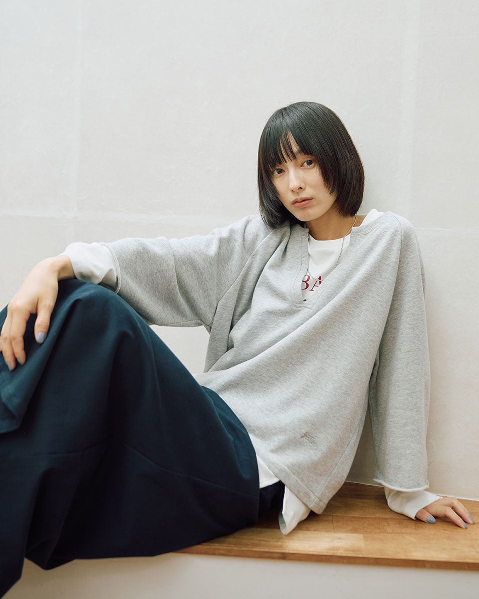 spring様♡専用 Jantzenミニ裏毛 深Vネックプルオーバー | KOSUGI ONLINE SHOP