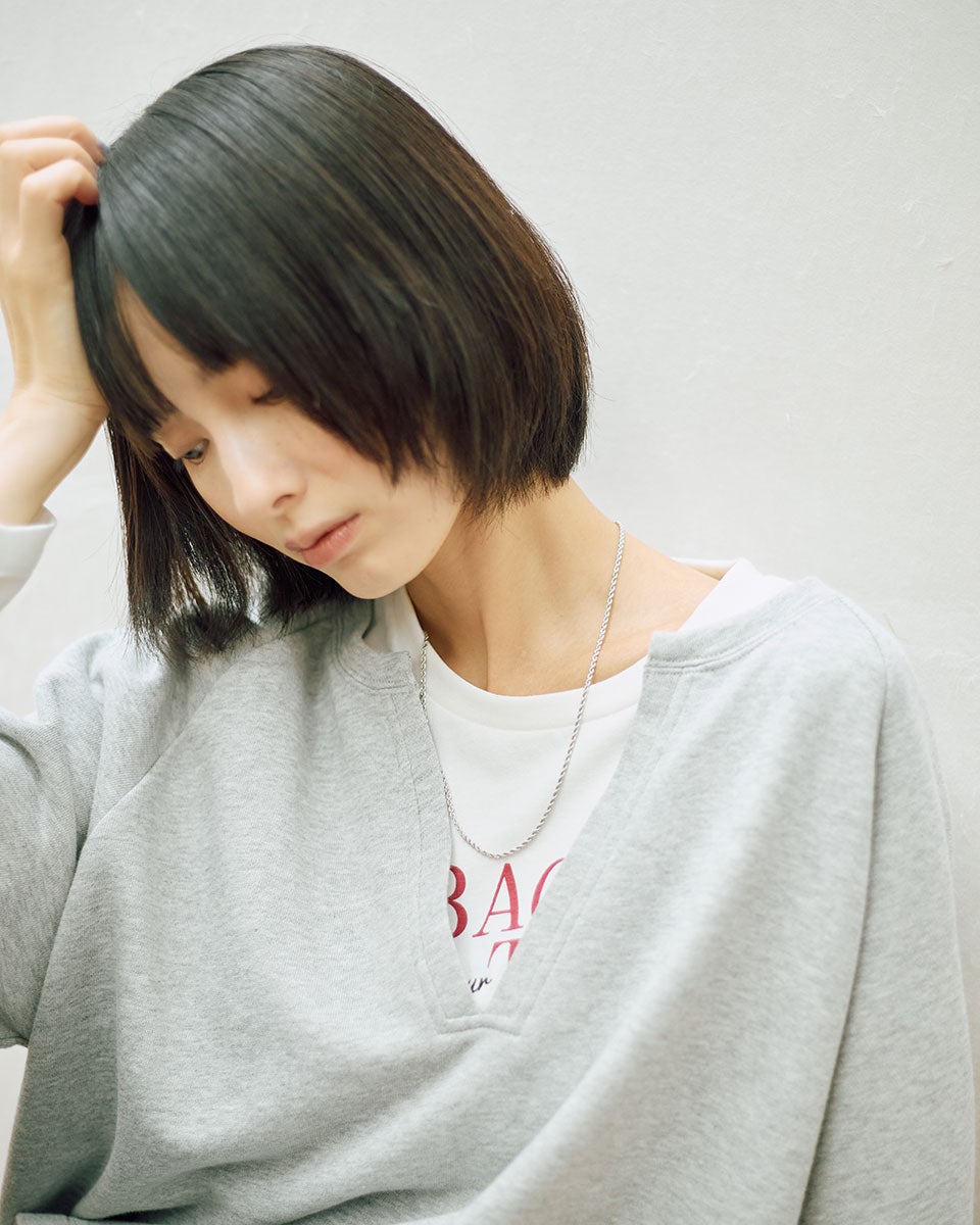 Jantzenミニ裏毛 深Vネックプルオーバー | KOSUGI ONLINE SHOP